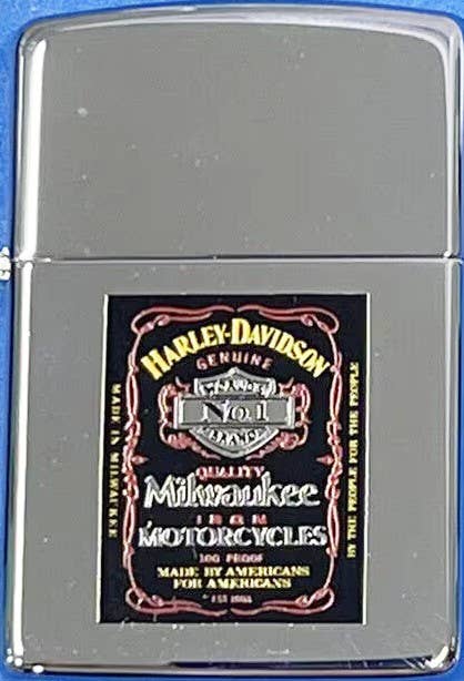 Ultra Rare 1990 Harley Davidson Milwaukie Iron Zippo