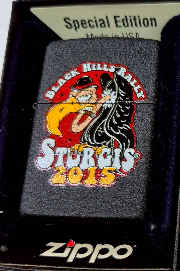 2015 Sturgis Black Hills Rally Ironstone Zippo Lighter