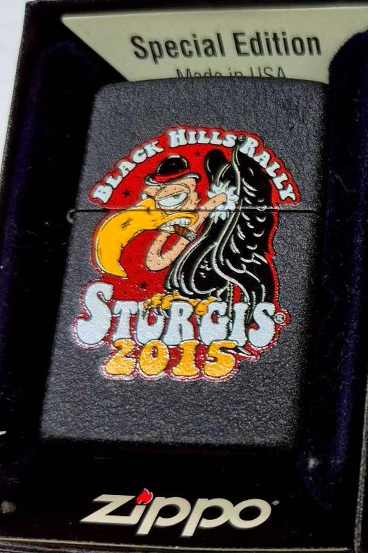 2015 Sturgis Black Hills Rally Ironstone Zippo Lighter
