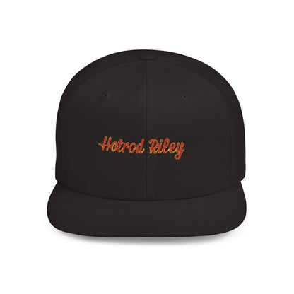 Hotrod Riley Flat Bill Snapback Cap – Retro Style Adjustable Hat