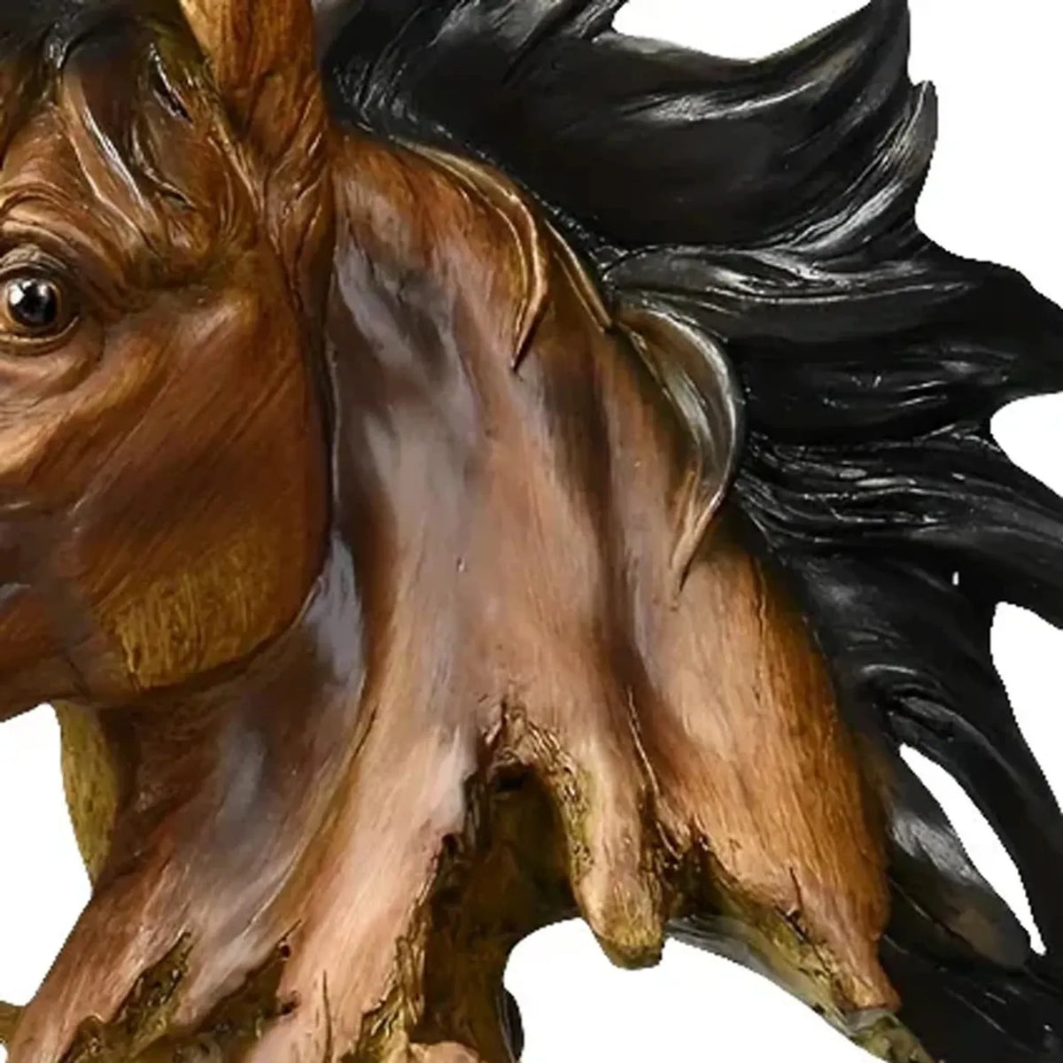 Polyresin Horse Tabletop Sculpture