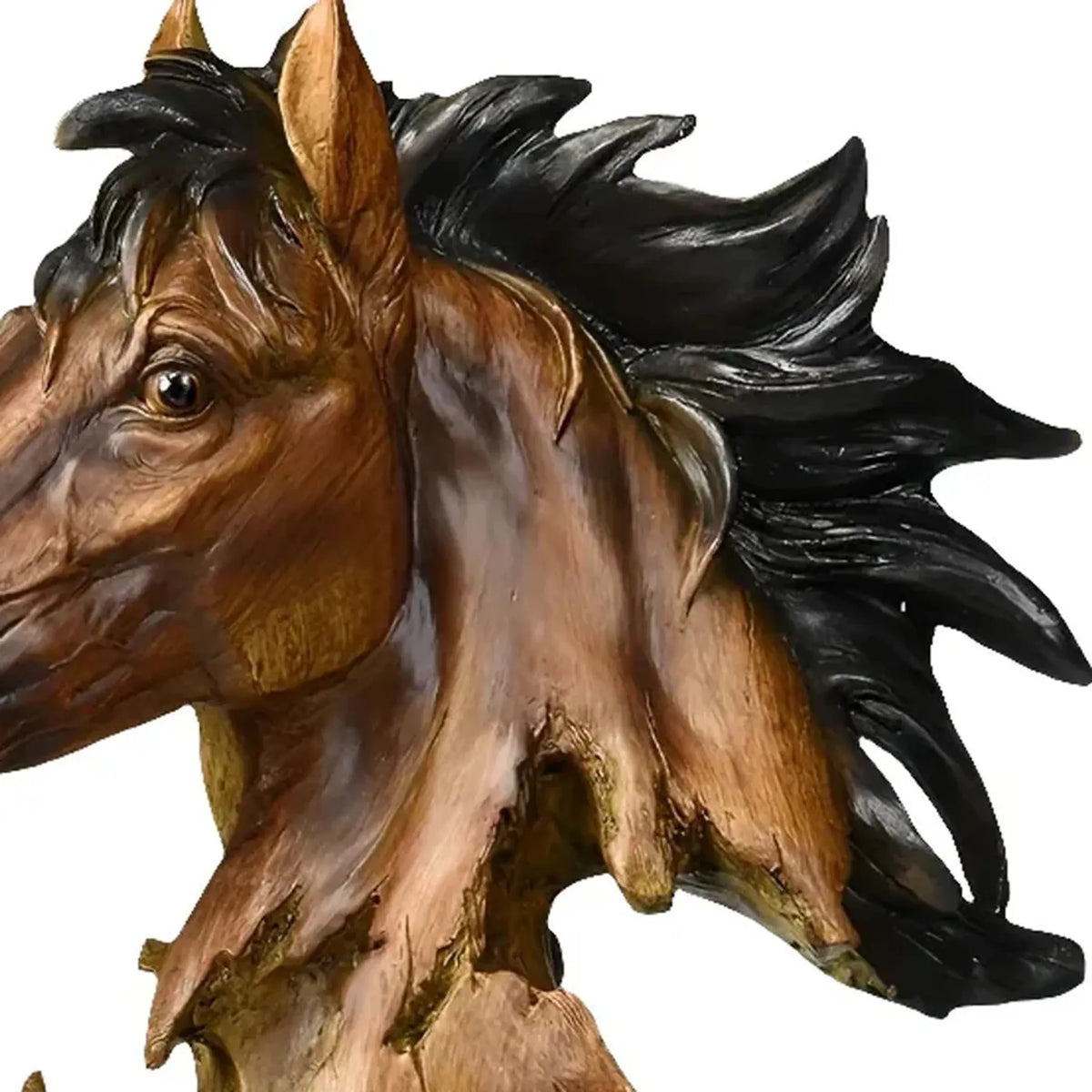Polyresin Horse Tabletop Sculpture