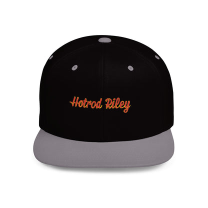 Hotrod Riley Flat Bill Snapback Cap – Retro Style Adjustable Hat