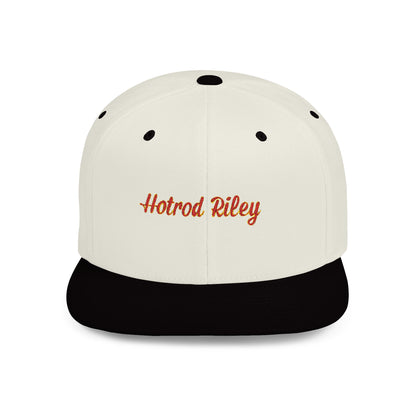 Hotrod Riley Flat Bill Snapback Cap – Retro Style Adjustable Hat