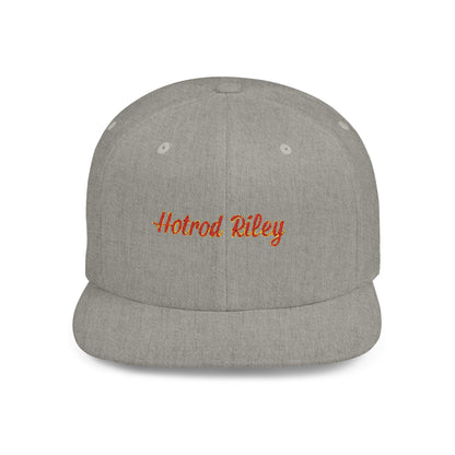 Hotrod Riley Flat Bill Snapback Cap – Retro Style Adjustable Hat