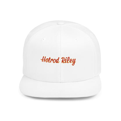 Hotrod Riley Flat Bill Snapback Cap – Retro Style Adjustable Hat