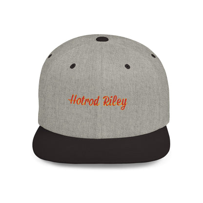 Hotrod Riley Flat Bill Snapback Cap – Retro Style Adjustable Hat