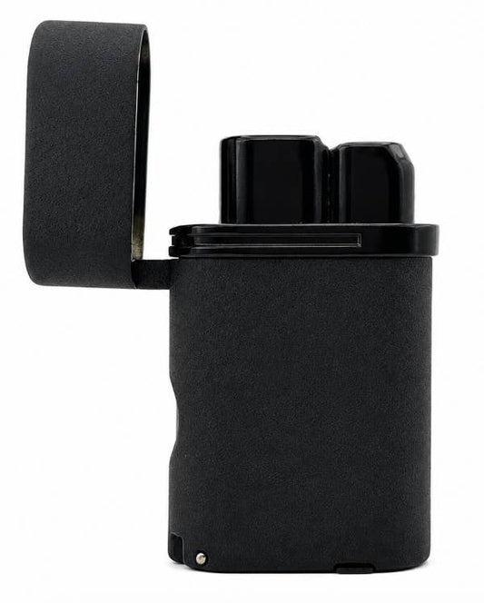 Black Crackle Desktop Lighter