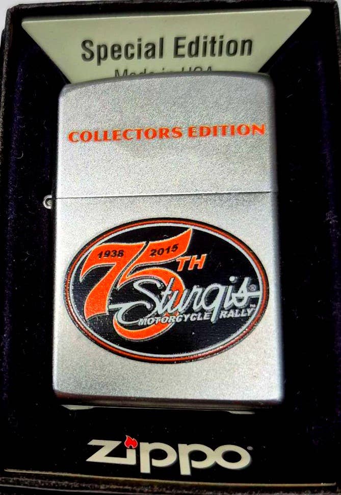Sturgis Motorcycle Rally 75th Anniversary Zippo Lighter